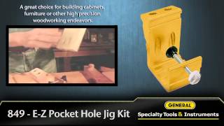 General 849  EZ Pro Pocket Hole Jig Kit [upl. by Netsud935]