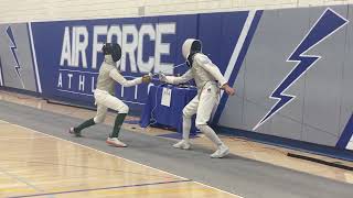 Another great bout  Air Force ROCRJCC Div II Mens Foil [upl. by Valente54]