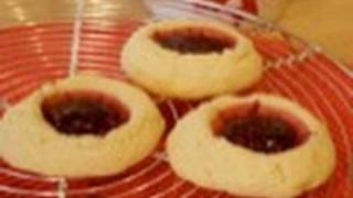 Raspberry Thumbprint Cookies Cookie Jar 14 [upl. by Izzy649]