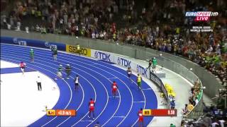 ATHLETISME  Record du monde masculin du 100m 958s [upl. by Elroy]