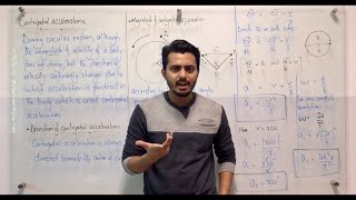 Centripetal acceleration  derivation and complete explanation  class11  urdu  hindi [upl. by Jezabella]