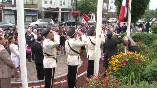 Izamiento de Bandera Peruana Peruvian Civic Association of NJ en Kearny NJ 2013 [upl. by Felix]