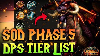 Best DPS Classes in SoD Phase 5  DPS tier list [upl. by Freed]