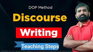 Discourse Writing Teaching Steps  English with Jagadeesh [upl. by Nazar]