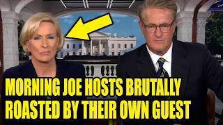 Morning Joe Hosts BRUTALLY ROASTED By Their Own Guest [upl. by Atikahs]