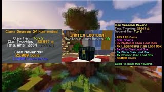 Opening 40 Loot Boxes at JartexNetwork Top 2 Clan Rewards [upl. by Llenyr]