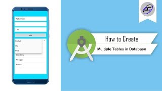 How to Create Multiple Tables in SQLite Database in Android Studio  MultiTables  Android Coding [upl. by Drarehs61]