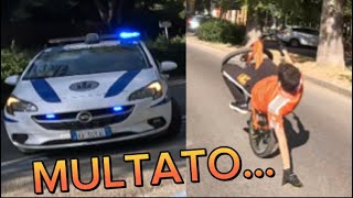 MULTATO PER UN’IMPENNATA IN BICI  SCRAPE KILLER ITALIAN TOUR [upl. by Lynnea]