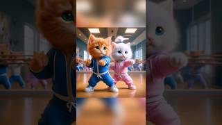 Cute Kittens Are at Dance Contest❤️😻💃🏻 cat cute funny [upl. by Reinwald962]