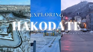 Hakodate Hokkaido in Winter ❄️ Exploring Goryokaku Fort and Motomachi Area 🚄  Solo Japan Vlog [upl. by Bernardina]