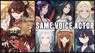 Genshin Impact BEIDOU Voice Actors in Anime Roles Koshimizu Ami PairinSadinaHoloEldaRyuuko [upl. by Xam399]