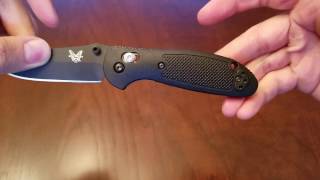 Benchmade 556 Mini Griptilian Review [upl. by Alrac839]