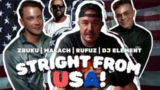 PIERWSZY RAZ W USA  Z USZKODZONĄ WIZĄ DO AMERYKI ZBUKU MAŁACH RUFUZ DJ ELEMENT [upl. by Yelrahc609]