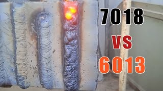 7018 vs 6013 Which electrode is easier to use for beginners [upl. by Ellesig701]