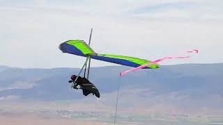 Red Rocks Hang Gliding Competition 2023  Launch and Landing Compilation  Monroe UT [upl. by Annaitsirk]