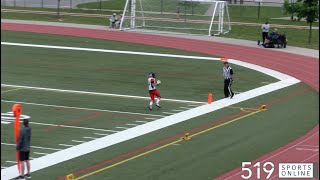 OSFL Football Under 18  Peel Panthers vs Brantford Bisons [upl. by Nezah]