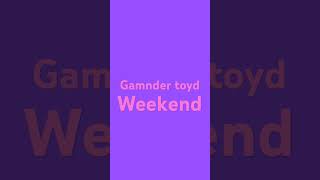 Gander told Weekend [upl. by Ellehcram]