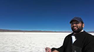 Salinas Grandes Salt Flats Argentina  Raw Footage  Walking [upl. by Kam]