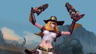 WILD RIFT quotCOWGIRLquot MISS FORTUNE GAMEPLAY [upl. by Arimay]