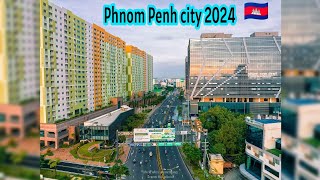 Phnom Penh city 2024 CAMBODIA [upl. by Jenilee972]