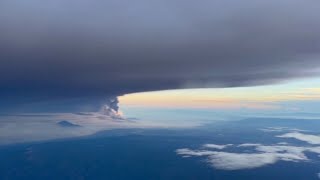 Giant volcanic ash cloud hangs over Papua New Guinea sky after eruption [upl. by Chappell589]