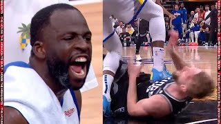 Draymond Green stomps on Domantas Sabonis EJECTED 😮 [upl. by Aliakim792]