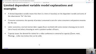 CensoredTobit and Truncated Regression Modelsاردوहिंदी V26 [upl. by Shay127]