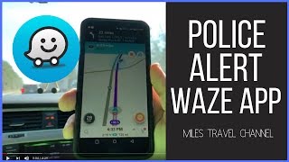 Waze App Police Alert  How to Avoid Tickets and Spot Cops [upl. by Husch]