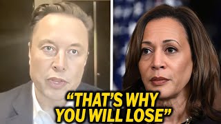 Elon Musk Reveals the Worst Truth about Kamala Harris amp Claims He Wants a World peace [upl. by Adnawed]