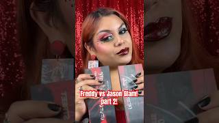 Freddy vs Jason Glam Part 2 glamlitecosmetics halloween makeup [upl. by Adama]