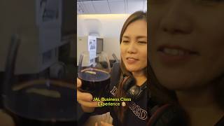 JAL Business Class Review ✈️ 🔴 japanairlines businessclass luxury comfort privacy shorts [upl. by Martens400]