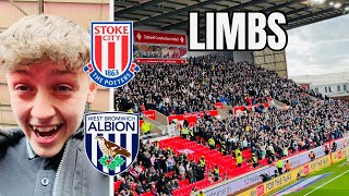 AWAY END LIMBS  INSANE COMEBACK Stoke City 22 West Brom [upl. by Kitchen919]