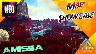 Ark Map  Amissa Map Showcase   Ark Survival Evolved [upl. by Kcoj]