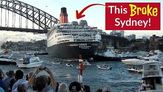 How QE2 amp QM2 broke Sydney Two ships that STOPPED a CITY [upl. by Gertruda748]