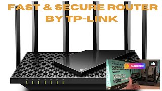 FASTER AND MORE SECURE ROUTER TP LINK ARCHER AX73 EASY SETUP BEFORE AND AFTER WIFI SPEED TEST [upl. by Joe]