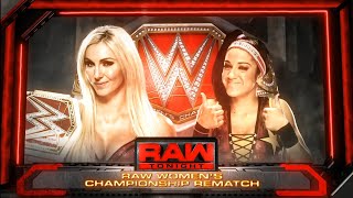 WWE 2K20 Showcase The Four Horsewomen Bayley vs Charlotte Flair WWE Raw 1322017 Ep 10 [upl. by Zantos]