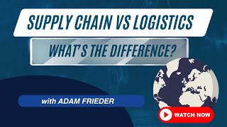 Logistics vs Supply Chain  whats the difference [upl. by Iman]