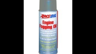 AMSOIL FOG Engine Fogging Oil [upl. by Eimareg843]