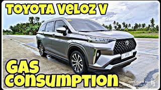 2023 Toyota Veloz V 15 CVT  Gas Consumption [upl. by Weaks547]