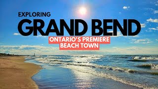 Exploring Grand Bend Beach Ontario  Lake Huron Canadian Beach Views Pinery Market 4K [upl. by Ladnor]