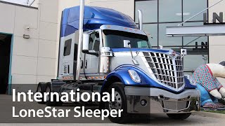 International LoneStar Sleeper  Maxim Truck amp Trailer [upl. by Adlesirc]