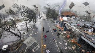 Mass evacuation in Philippines Super typhoon Krathon with 215 kmh destroys cities [upl. by Eimareg229]