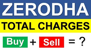 Zerodha Brokerage Charges 2024 for Intraday Options Trading Long Term Equity  Trading Tutorial [upl. by Millford]