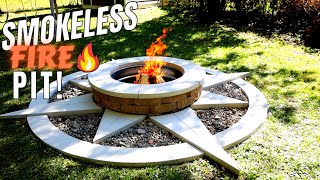 How to make Smokeless Fire Pit  Michael Builds Style [upl. by Humpage495]