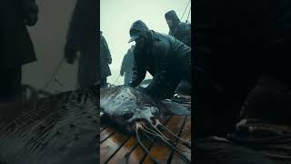 Monster Catch on Deck HeartStopping Moment at Sea fishingdiscoveries fishing shortvideo shorts [upl. by Murat994]