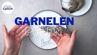 Garnelen richtig pulen  so gehts  HONEST CATCH [upl. by Aeslahc]