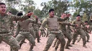 NZ Army Haka Tū  Exercise Talisman Sabre [upl. by Baxie40]