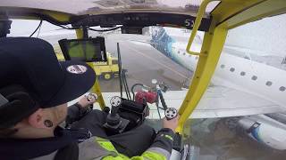 Deicing Alaska E175 [upl. by Ahsienauq]