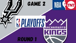 NBA 2k25 My Career Mode Ep45 Playoffs RD1 GM2 Vs Kings 20 Spurs Road To 500 Subs🔥🚨🙌🏽 [upl. by Herzig]