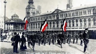 The German Army Marches Through Brussels 1914 [upl. by Cornwall]